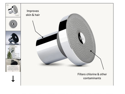 JOLIE THE FILTERED SHOWERHEAD