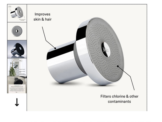 JOLIE THE FILTERED SHOWERHEAD
