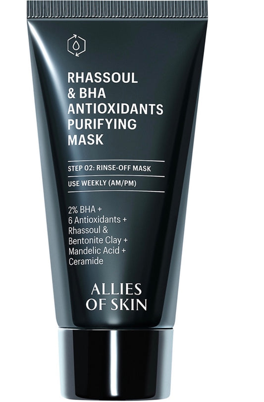 ALLIES OF SKIN Rhassoul & BHA Antioxidants Purifying Mask